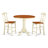3 Piece Counter Height Dining Set for Small Spaces Contains a Round Wooden Table with Pedestal and 2 Kitchen Chairs, Buttermilk & Cherry-1486587510-1579095481-1575159949