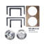 Elevated Dog Feeder With 2 Stainless Steel Bowls