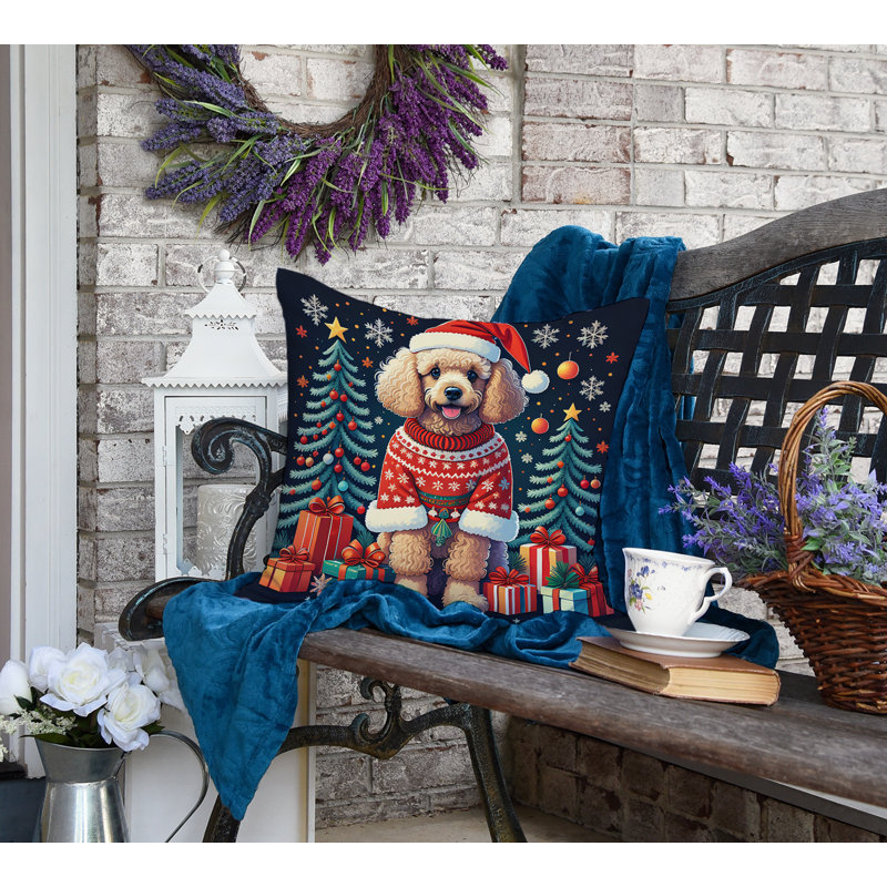 Coussin décoratif intérieur / extérieur Enchanted Christmas, 18 po x 18 po