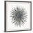"Burst of Gray" by Julia Posokhova Abstract Watercolor Painting Print with Mounting Hardware -27953701