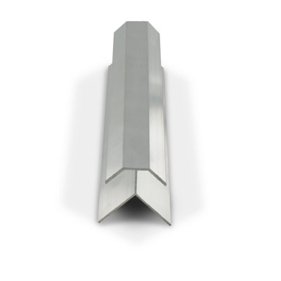 Caniveau de coin extérieur en aluminium à 90 degrés de 1/2 po Outwater de 72 po de longueur (paquet de 18)