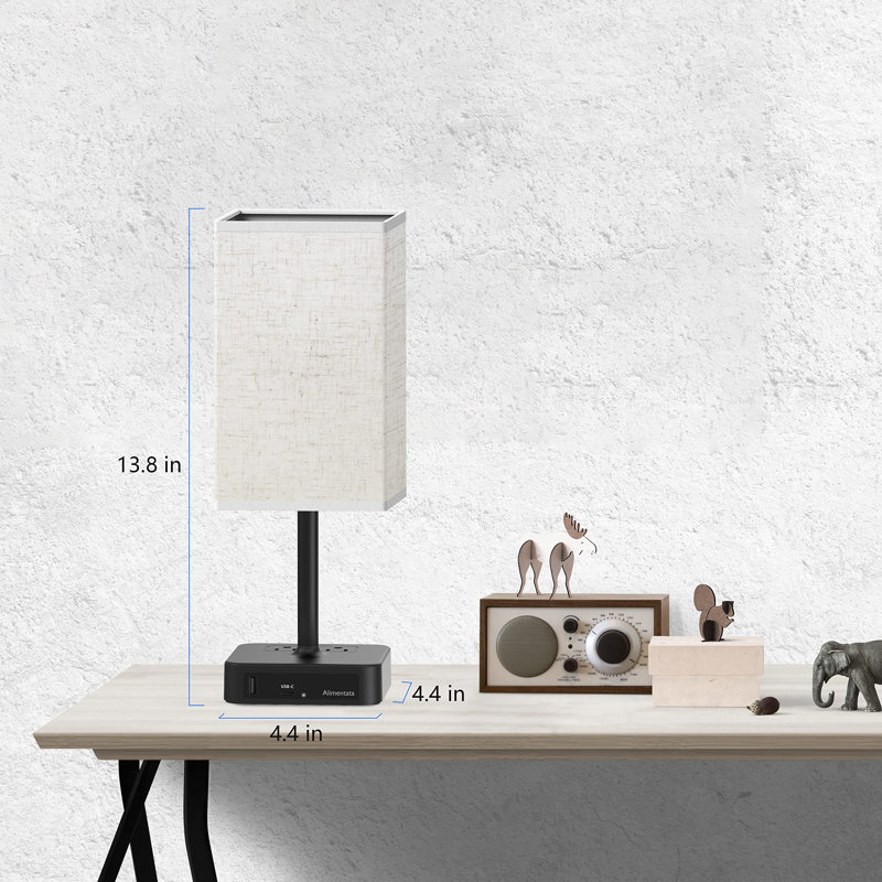 Arundhati Metal Table Lamp, Gray