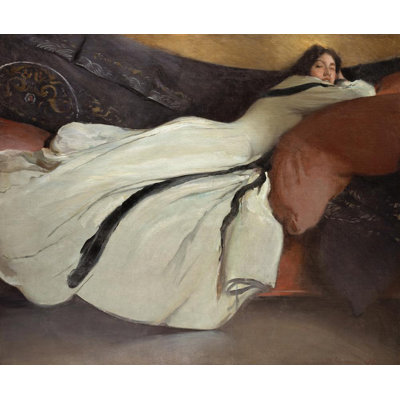 "Repose" by  John White Alexander - Gallery Wrap Canvas Wall Art