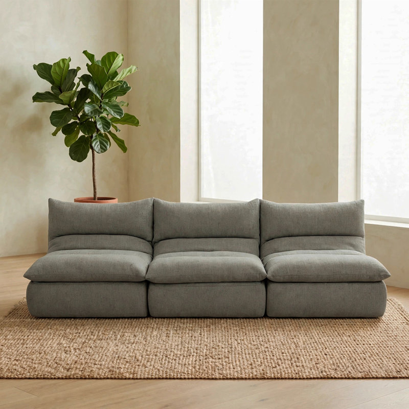 Fauteuil d'appoint d'intérieur Big Joe Driftscape, gris brumeux, Misty Gray, Chaise