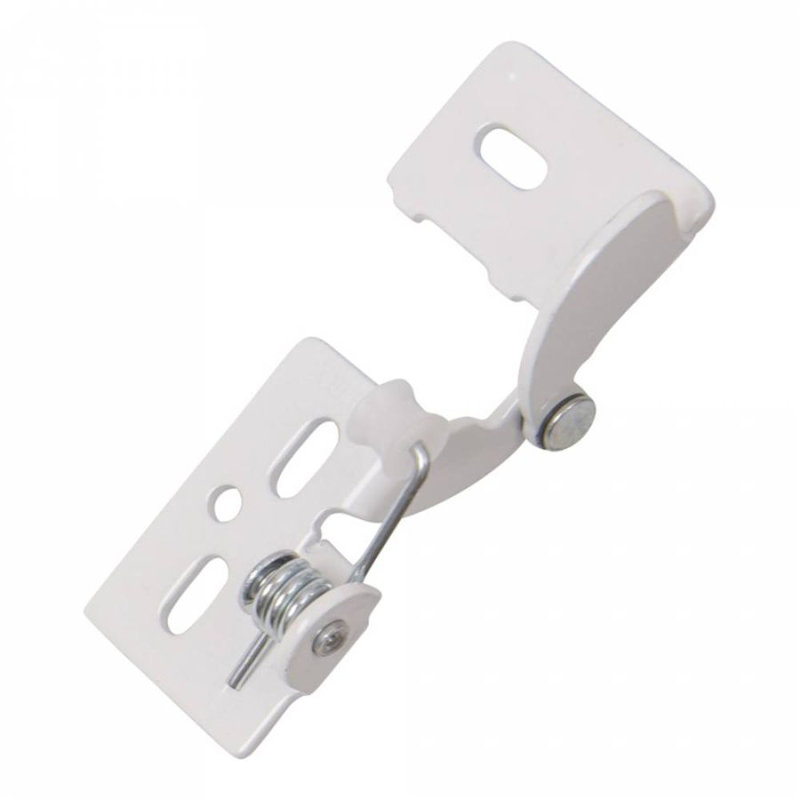 3/8" Inset Hinge, White