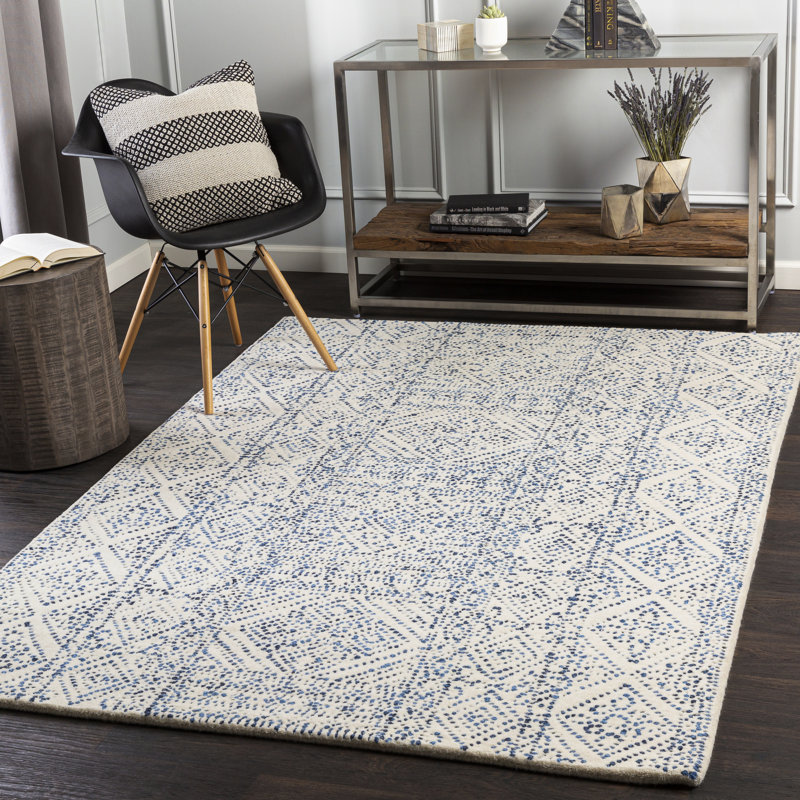 Dunstable Wool Geometric Indoor Rug, Rectangle 8' x 10'