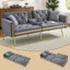 2 Seater Reclining Velvet Loveseat-1879875942