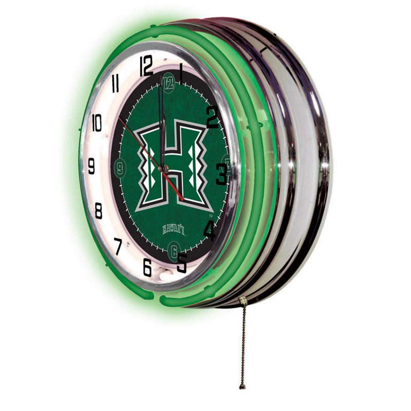 Horloge murale 19 po NCAA, Rainbow Warriors de Hawaii