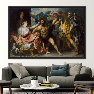 Reproduction de peinture à l'huile sur toile de Van Dyck, Samson et Delilah