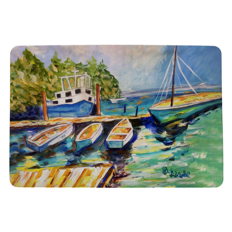 Tapis d'entrée / extérieur antidérapant Kellson, L 18 po x L 26 po