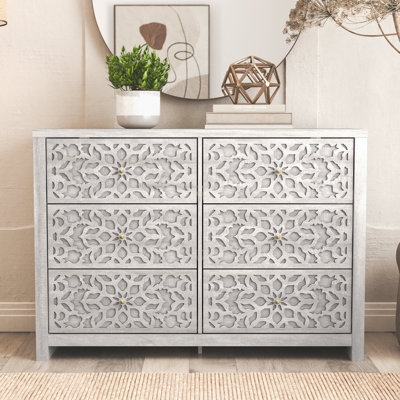 Lukasik 45.4" 6 Drawer Dresser