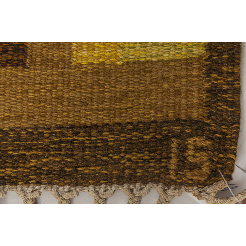 Vintage One-of-a-Kind Rectangle 6'6" X 9'3" Flatweave Area Rug