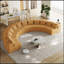 Canapé modulaire en mousse Corduroy-447133787-447133788