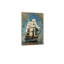 Voilier rétro pirate voilier sur la carte de l'océan, art mural en bois à l'arrière, 36 L x 24 l