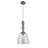 Tiarra 1 - Light Brushed Nickel Single Pendant