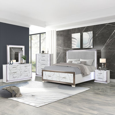 Witney 5PC Bedroom Set White