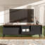 Meuble télé Mid-Century avec portes coulissantes et tablettes réglables pour téléviseurs de 75 po ou moins-131246811
