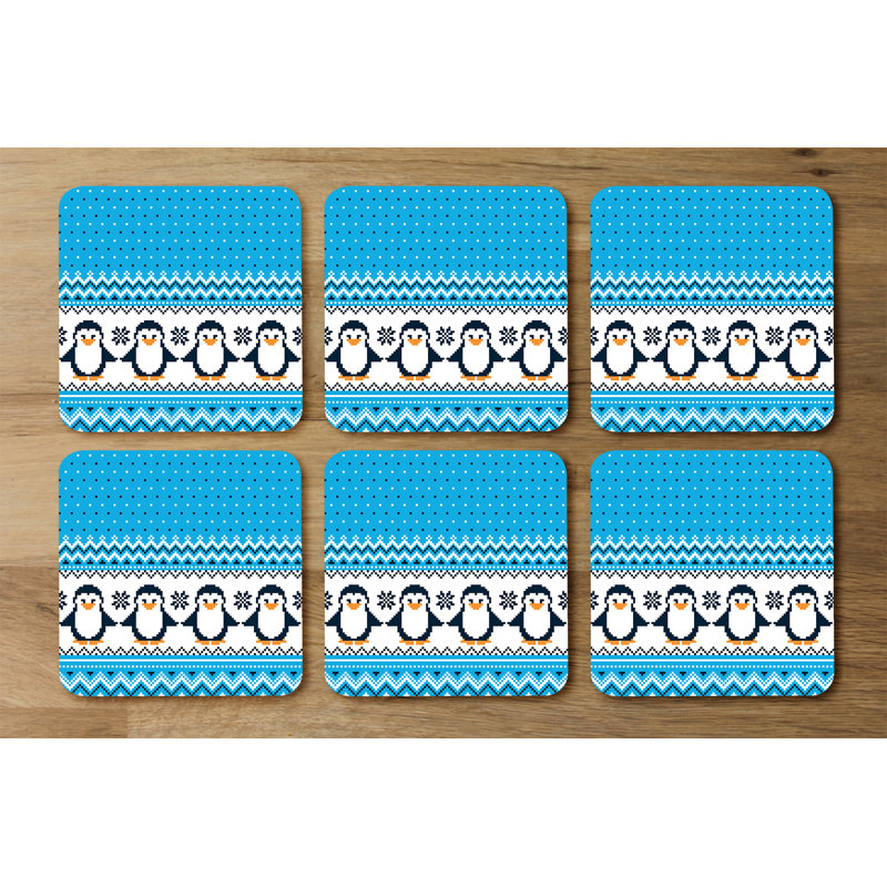 Square 6 Piece Coaster Set