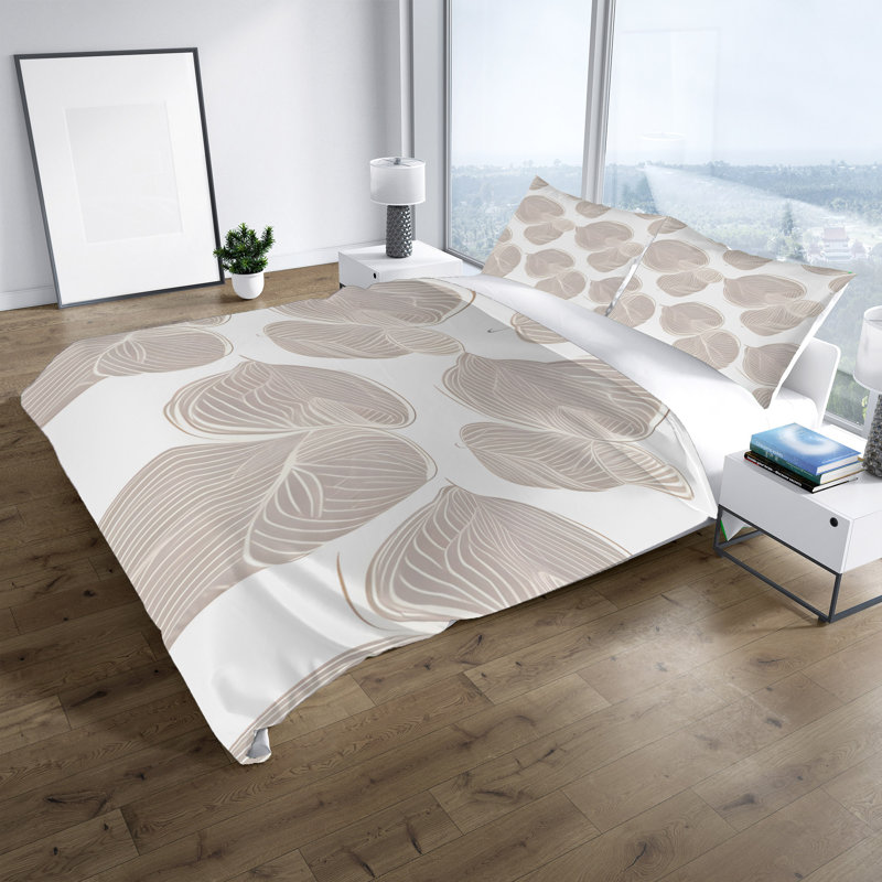 Polyester Abstract Duvet Cover, King Duvet Cover + 2 King Shams