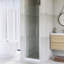 24-25 3/8" Pivot Semi-Frameless Shower Door-114657532