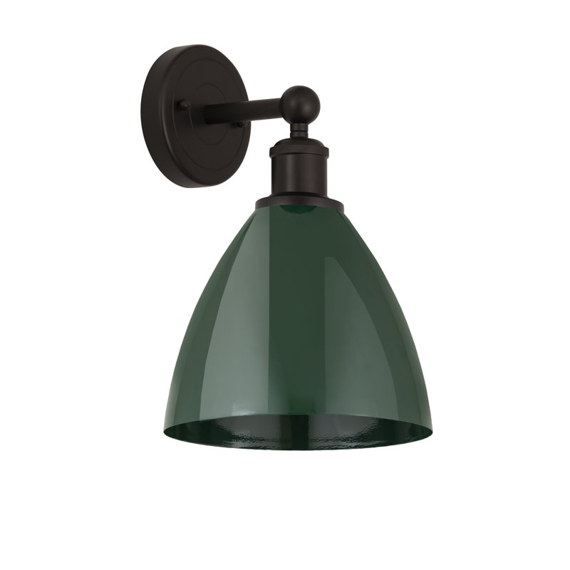 Applique à bras en métal, Vert, Bronze huilé