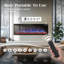 42 Inch Electric Fireplace Recessed And Wall Mounted-685084324
