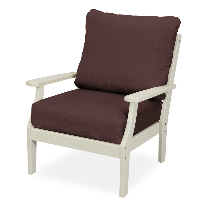 Yacht Club Deep Seating Chair, Sand Castle, Ash Charcoal Revolution®