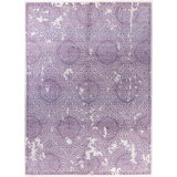 Overdyed One-of-a-Kind 9' 0" X 12' 4" Hand Knotted Area Rug