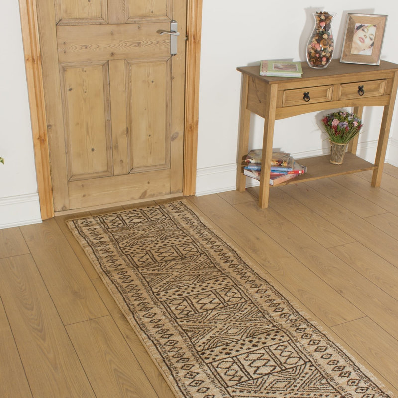 Runner Geometric Area Rug, Runner 100 x 300 cm