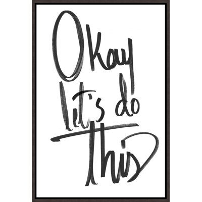 Okay Let's Do This Painting by Richard Ryder
