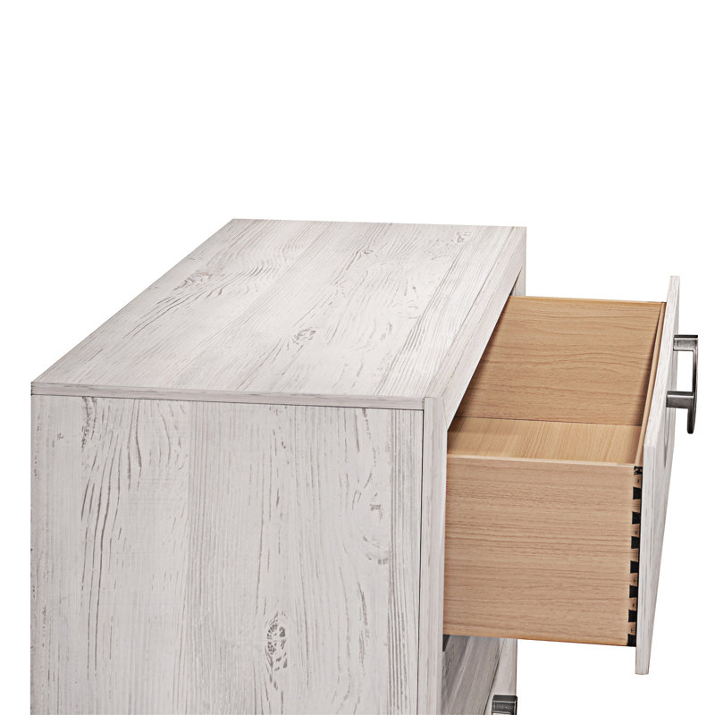 Table de chevet avec tiroirs