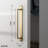 7 9/16‘’ Hole Pitch Sleek Bar Pull With G011 Backboard-Champagne Bronze-113411546-130704928