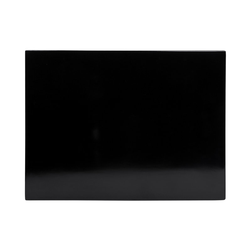 Elite Global Solutions Melamine Platter, Black, 0.5" H x 18" W x 13.5" D