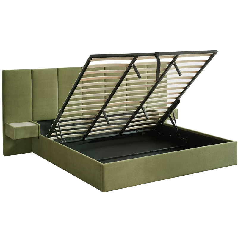 Structure de lit avec rangement Iokaste Iokaste, Très grand, Vert