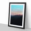 Moon over Ahrntal in Italy - Picture Frame Graphic Art Print-55732333-55732334
