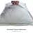 Sit-up Back Comfort WOWMAX Cotton Pillow Cases Standard Size Jacquard Satin Fabric Standard Pillow Cases, Breathable Pillow Covers with Envelop Closure, No Filler, Compression-111819673