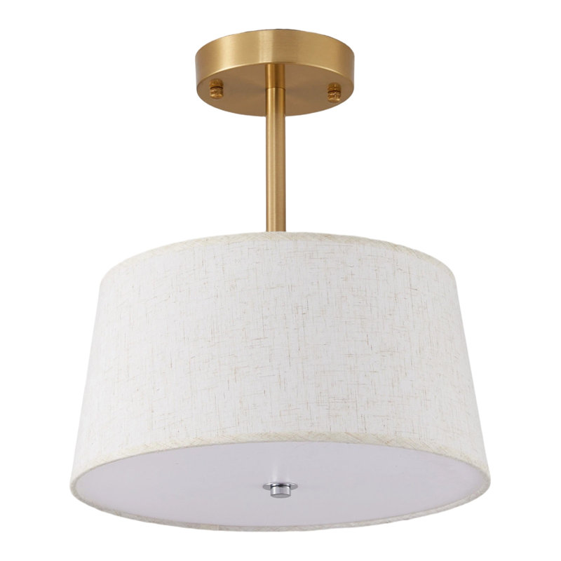 Linen Flush Mount