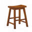 Ensemble de tabourets de bar sans dossier, pieds en bois-524060511