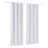 Blackout Curtains, 2 Panels Set Grommet Room Darkening Curtain, 52x84 inch, White Blocking Drapes for Bedroom and Living Room, Solid Thermal Insulated Drapes, Noise Reducing Window Treatments