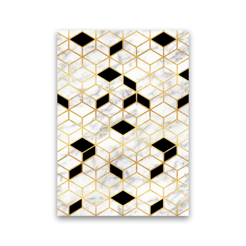 Marble Cubes - Print, Unframed, 30cm H x 21cm W x 1cm D