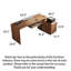 Modern Minimalist Retractable L-shaped Desk&Office Desk-1121067211-1121067204