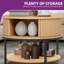 Four Leg Coffee Table with Storage-1040813008