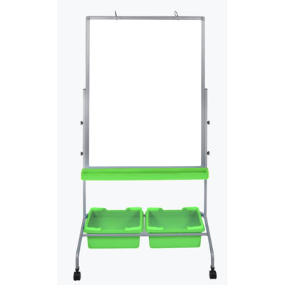 Freestanding Steel Reversible Magnetic Medium - 4' - 6' Whiteboard