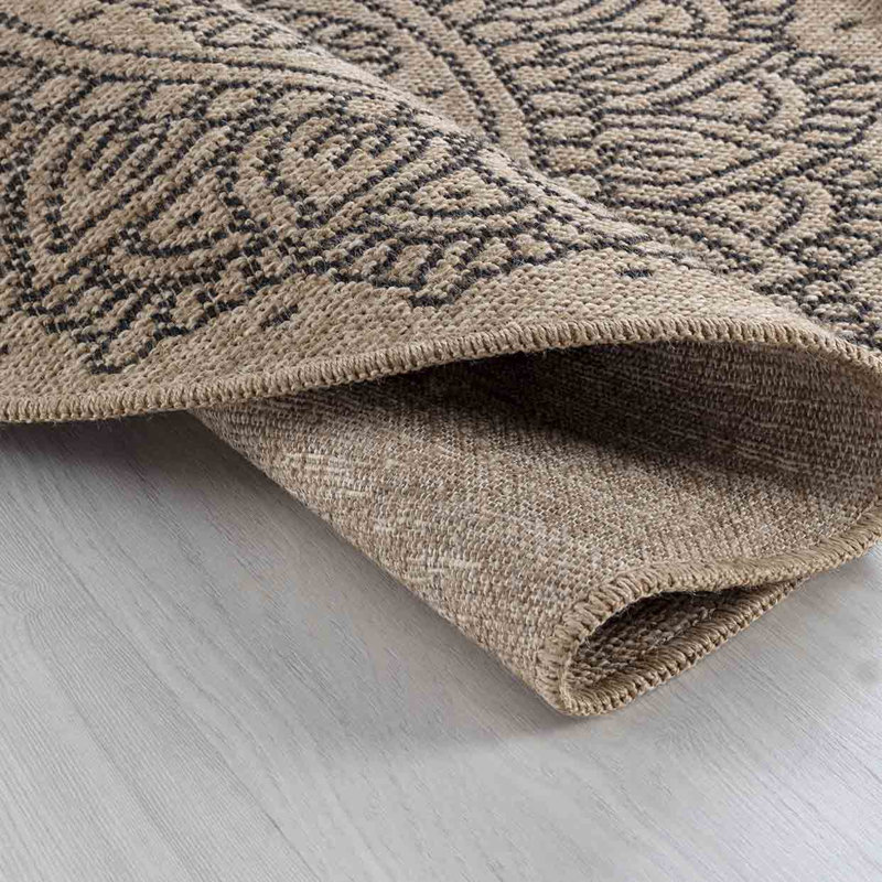 Lyndsay Floral Area Rug, Round 120cm