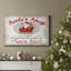 Toile tendue avec châssis Santa's Shop Premium - prête à être accrochée-1616850705