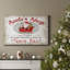 Toile tendue avec châssis Santa's Shop Premium - prête à être accrochée-1616850733