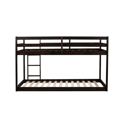 Twin Over Loft Bed - Robust Rubber Wood Framework For A Neat And Tidy Bedroom Space Bed, Strong Structure Peaceful Sleep
