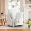 Fauteuil d'appoint moderne pivotant en tonneau avec revêtement en velours côtelé et coussins moelleux-388052712