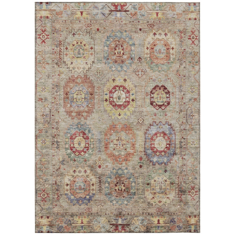 Machine Washable Indoor/Outdoor Kadyn ACN2227 Panel Rug