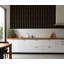 NeoClassical Stripe - Black Lacquer Wallpaper